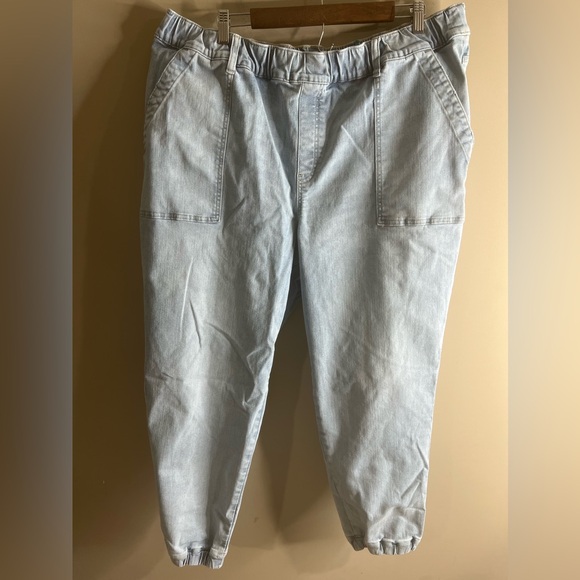 Lane Bryant size 22 flex magic waistband mid rise boyfriend jogger - Picture 1 of 16